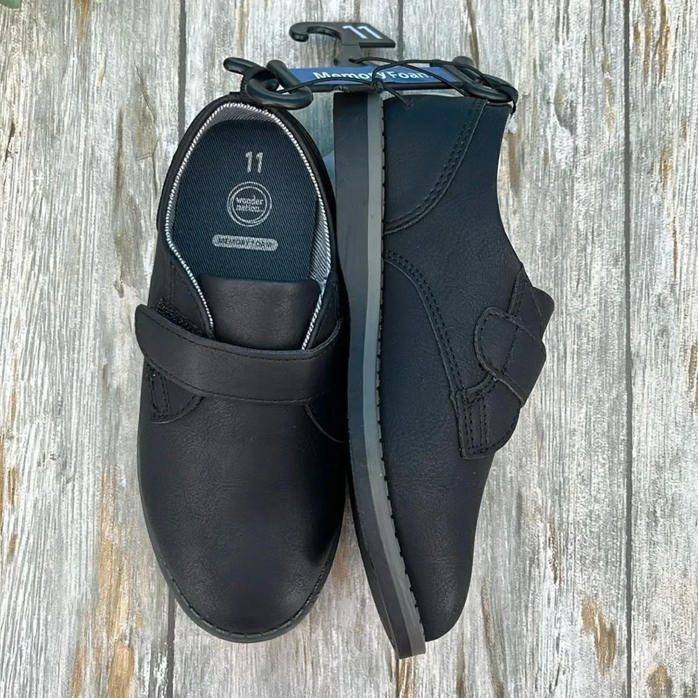 Toddler Boys Black Oxford Dress Shoes Size 11